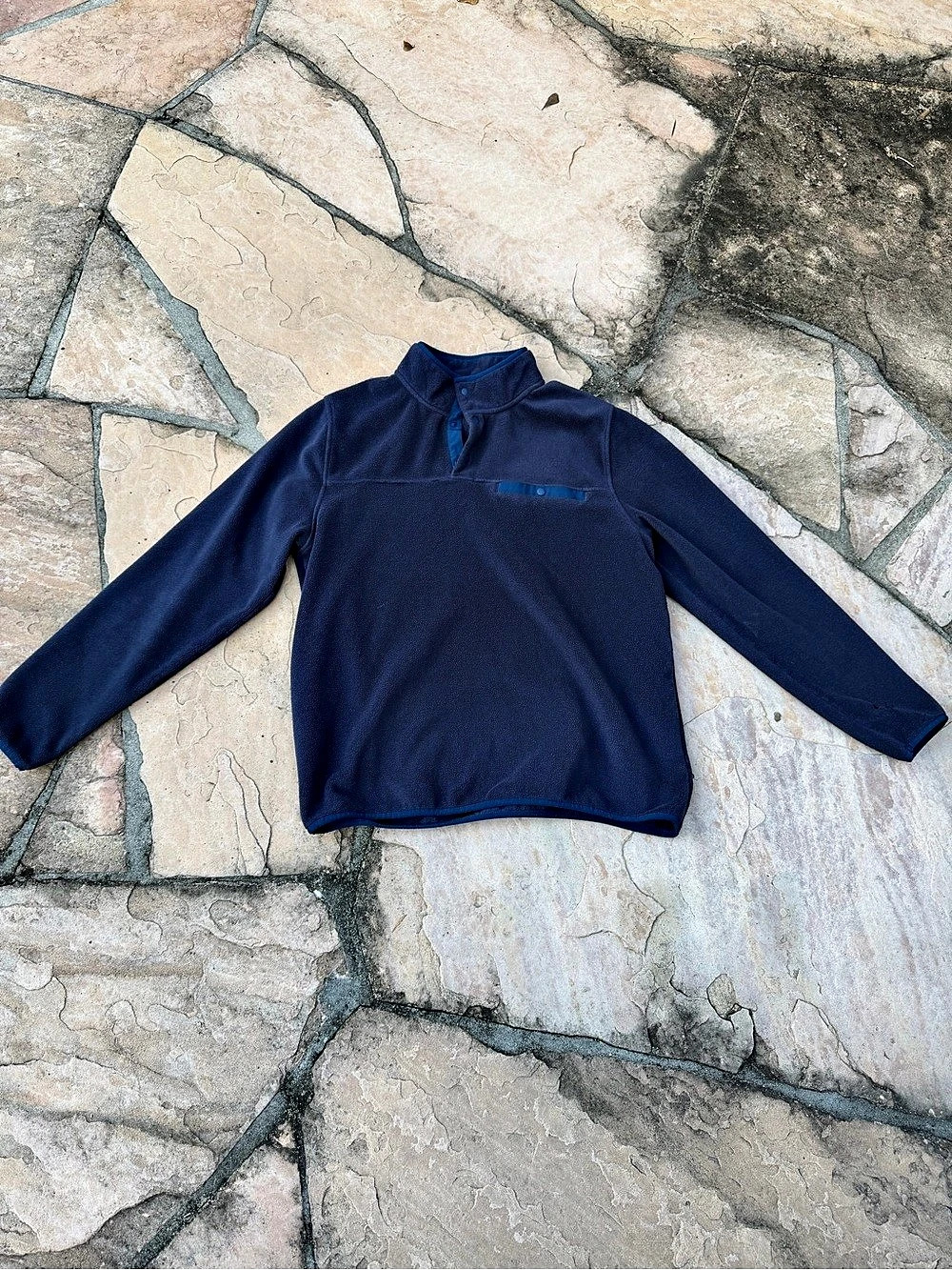 32 Degrees Heat Men's Blue Fleece Pullover